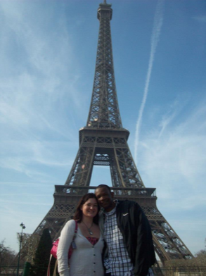 karen colemen and husband in france