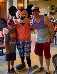 Eric Noon with Son at Disney